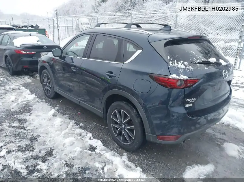 JM3KFBDL1H0202985 2017 Mazda Cx-5 Grand Select