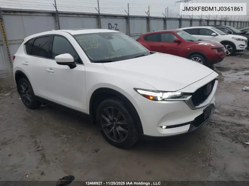 JM3KFBDM1J0361861 2018 Mazda Cx-5 Grand Touring