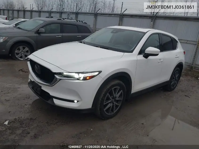 JM3KFBDM1J0361861 2018 Mazda Cx-5 Grand Touring