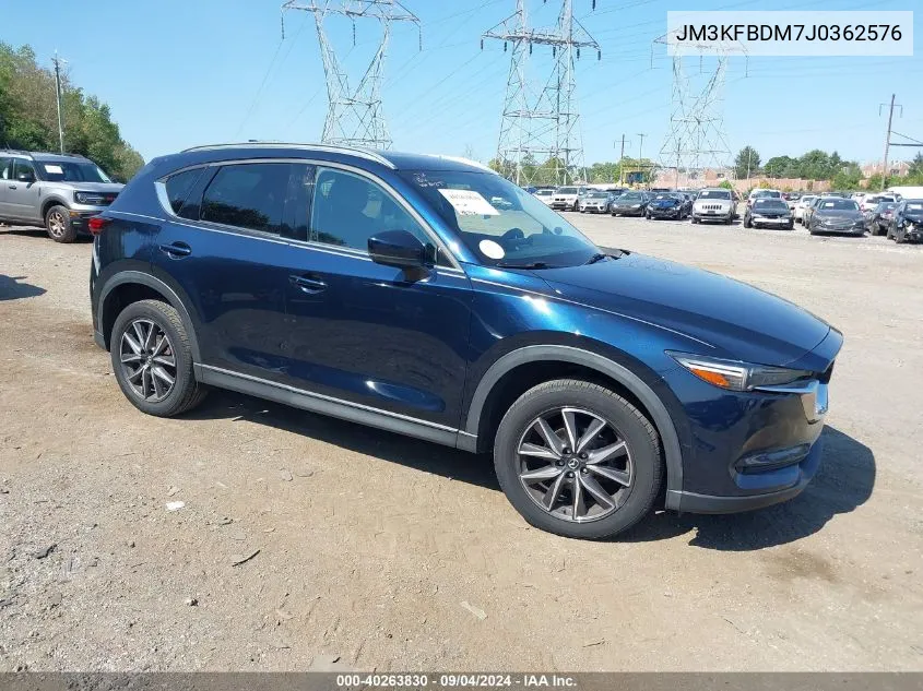 2018 Mazda Cx-5 Grand Touring VIN: JM3KFBDM7J0362576 Lot: 40263830