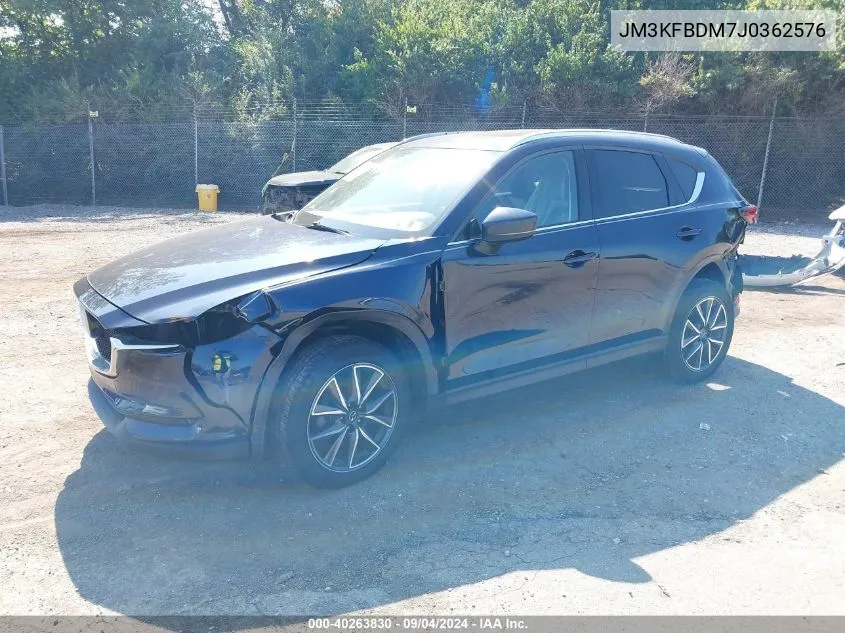 2018 Mazda Cx-5 Grand Touring VIN: JM3KFBDM7J0362576 Lot: 40263830