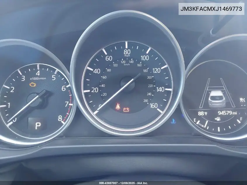 JM3KFACMXJ1469773 2018 Mazda Cx-5 Touring