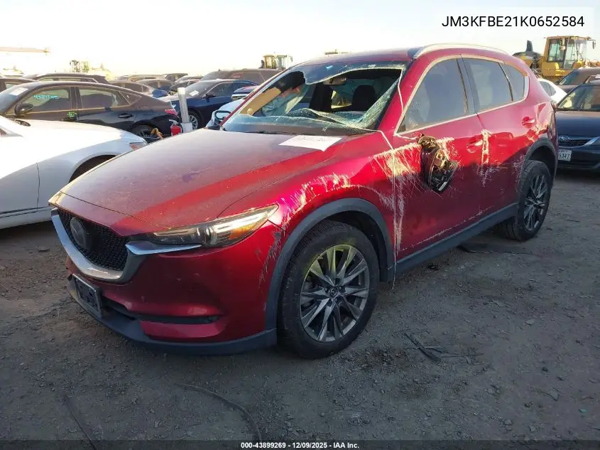 JM3KFBE21K0652584 2019 Mazda Cx-5 Signature W/Diesel