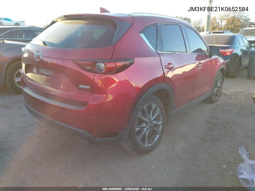 JM3KFBE21K0652584 2019 Mazda Cx-5 Signature W/Diesel