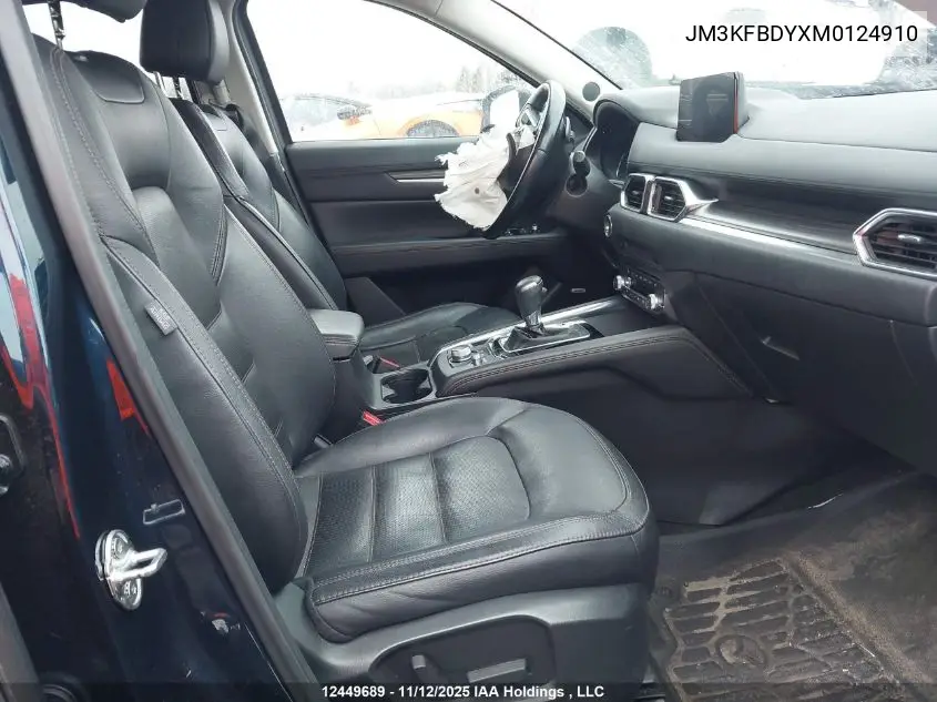 JM3KFBDYXM0124910 2021 Mazda Cx-5 Gt