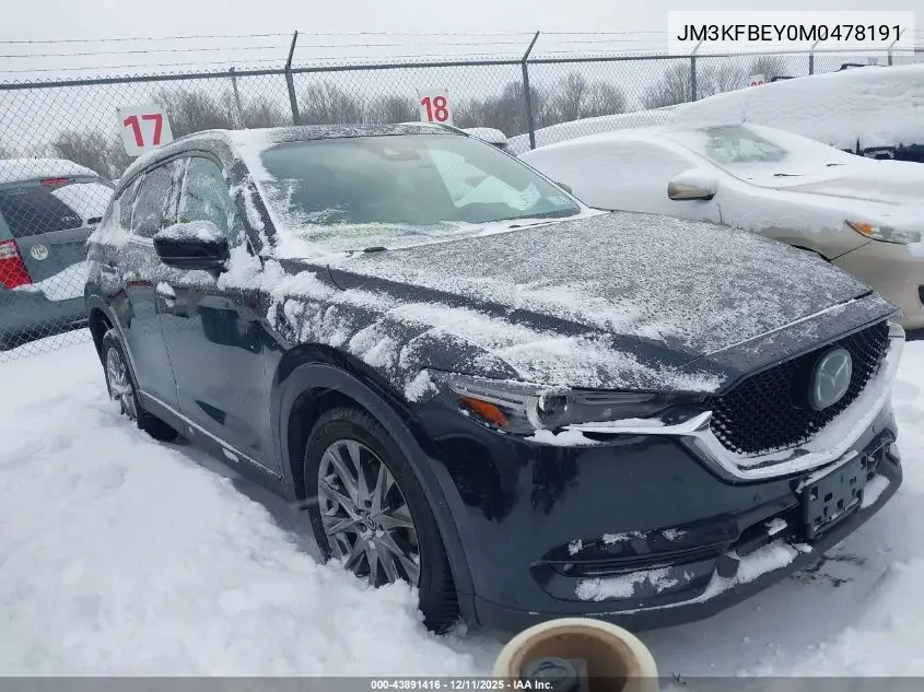 JM3KFBEY0M0478191 2021 Mazda Cx-5 Signature