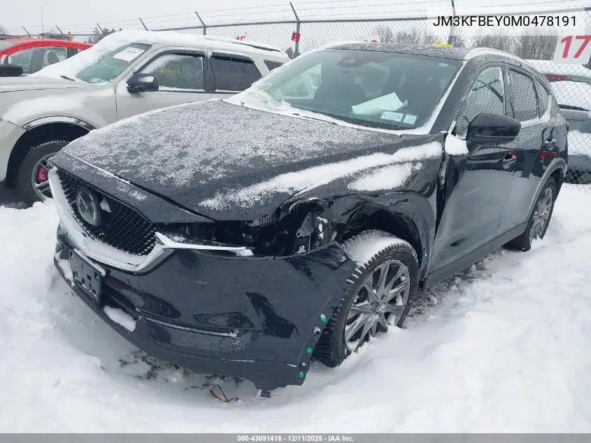 JM3KFBEY0M0478191 2021 Mazda Cx-5 Signature