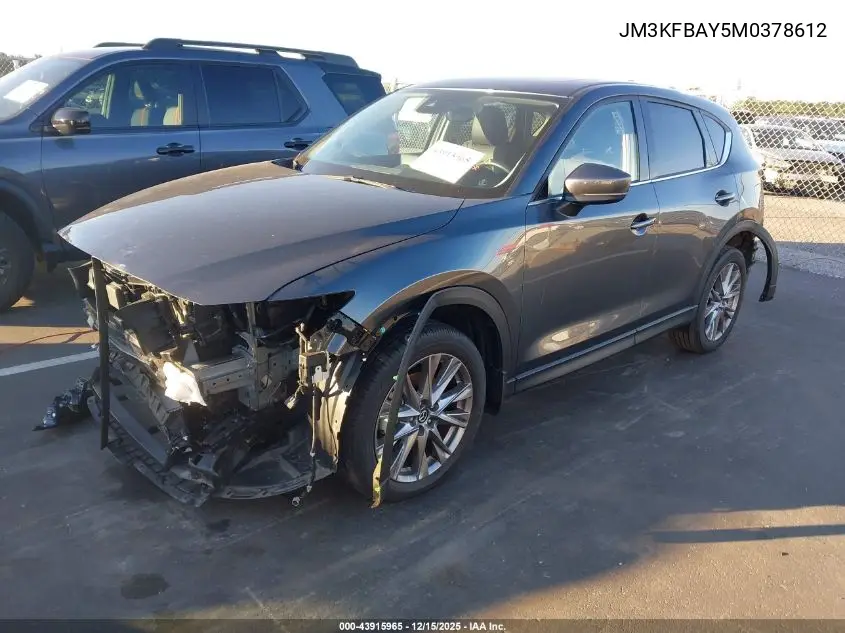JM3KFBAY5M0378612 2021 Mazda Cx-5 Grand Touring Reserve