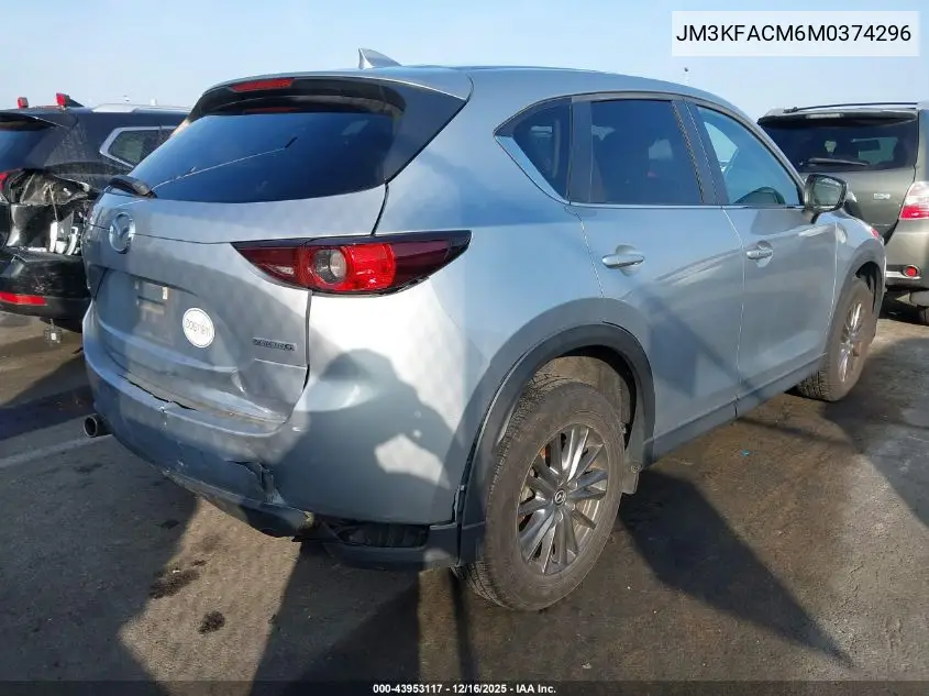 JM3KFACM6M0374296 2021 Mazda Cx-5 Touring