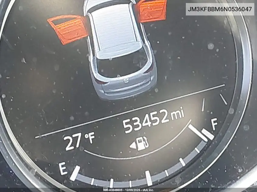 JM3KFBBM6N0536047 2022 Mazda Cx-5 2.5 S Select