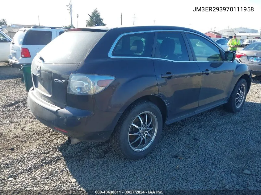 JM3ER293970111958 2007 Mazda Cx-7 Touring