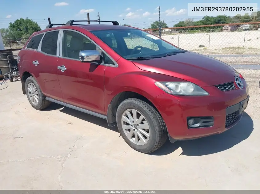 2008 Mazda Cx-7 Sport VIN: JM3ER293780202955 Lot: 45236291