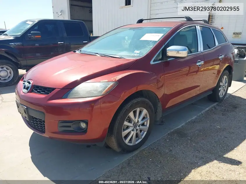 2008 Mazda Cx-7 Sport VIN: JM3ER293780202955 Lot: 45236291