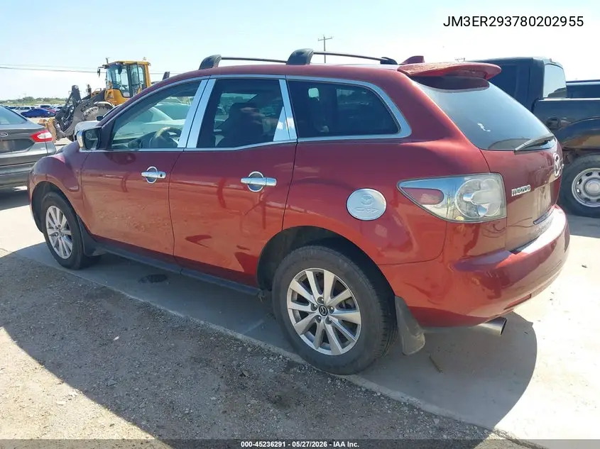 2008 Mazda Cx-7 Sport VIN: JM3ER293780202955 Lot: 45236291