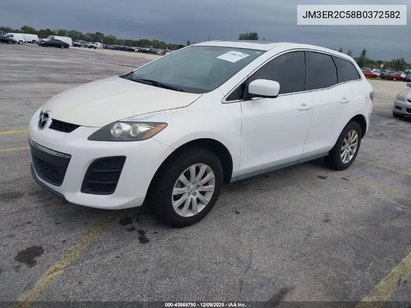 2011 Mazda Cx-7 I Touring VIN: JM3ER2C58B0372582 Lot: 43868790