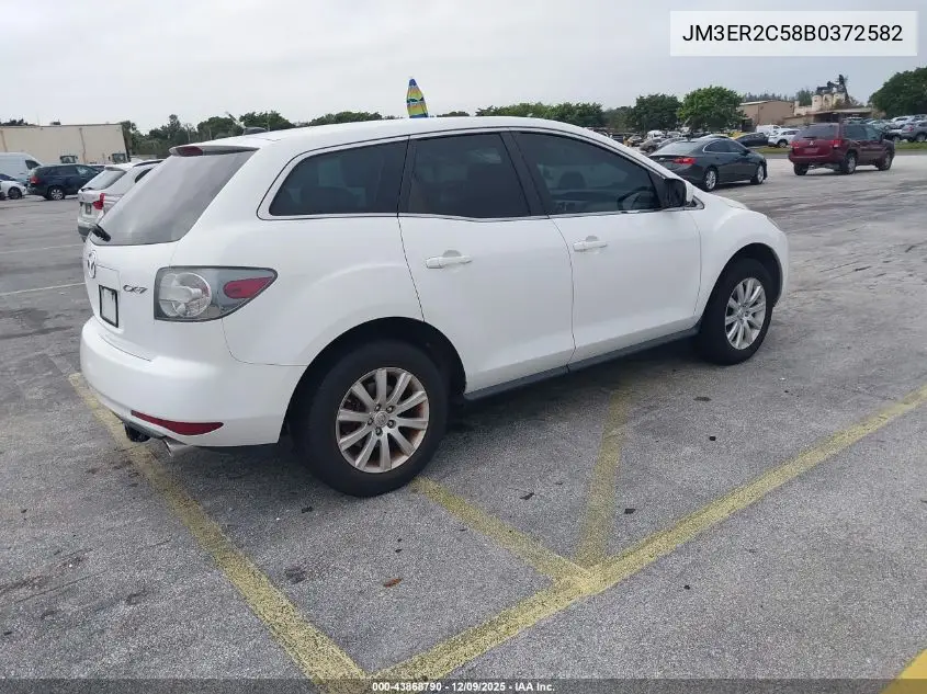 2011 Mazda Cx-7 I Touring VIN: JM3ER2C58B0372582 Lot: 43868790