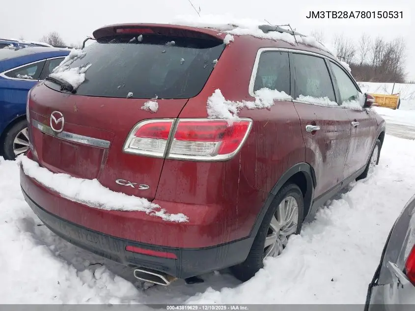 JM3TB28A780150531 2008 Mazda Cx-9 Grand Touring