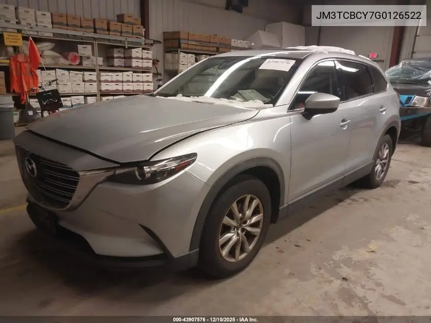 JM3TCBCY7G0126522 2016 Mazda Cx-9 Touring