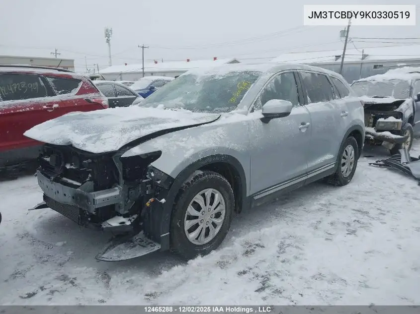 JM3TCBDY9K0330519 2019 Mazda Cx-9 Grand Touring