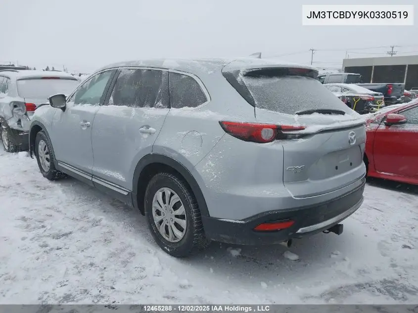 JM3TCBDY9K0330519 2019 Mazda Cx-9 Grand Touring