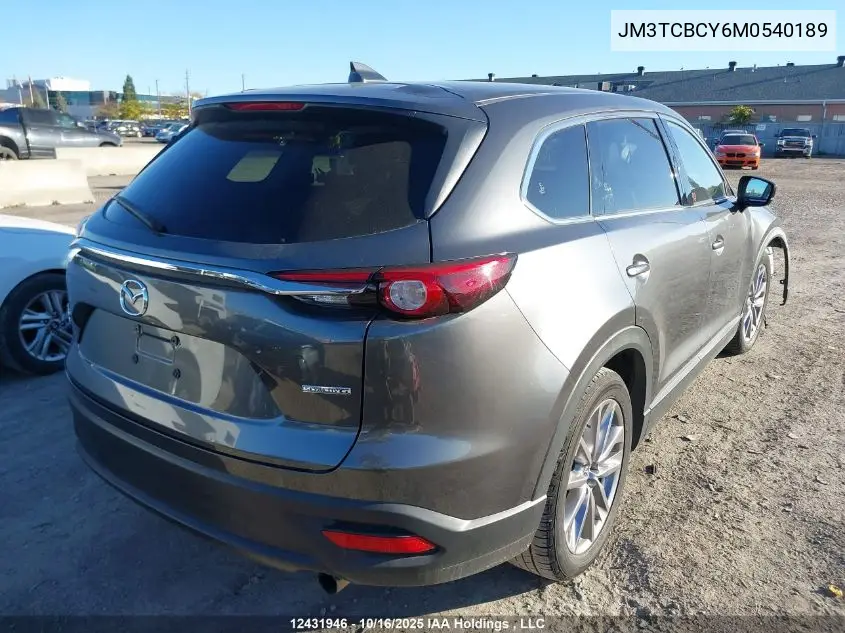 JM3TCBCY6M0540189 2021 Mazda Cx-9 Touring