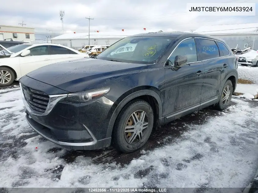 JM3TCBEY6M0453924 2021 Mazda Cx-9 Signature