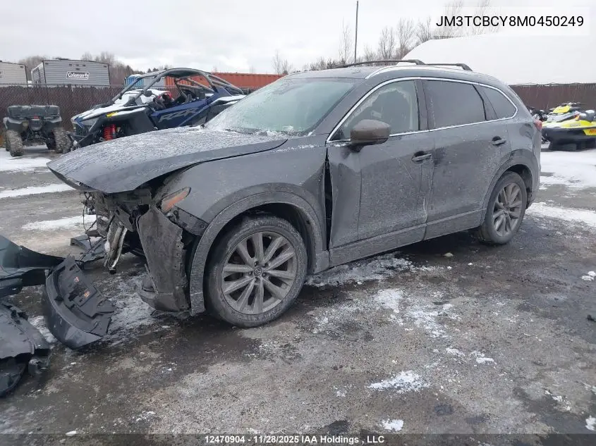 JM3TCBCY8M0450249 2021 Mazda Cx-9 Touring