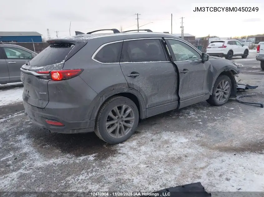 JM3TCBCY8M0450249 2021 Mazda Cx-9 Touring