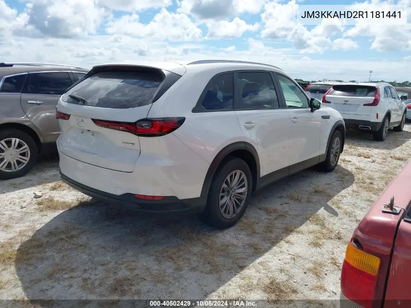 JM3KKAHD2R1181441 2024 Mazda Cx-90 Select