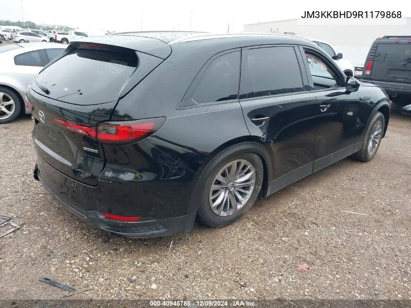 2024 Mazda Cx-90 3.3 Turbo Preferred VIN: JM3KKBHD9R1179868 Lot: 40945785