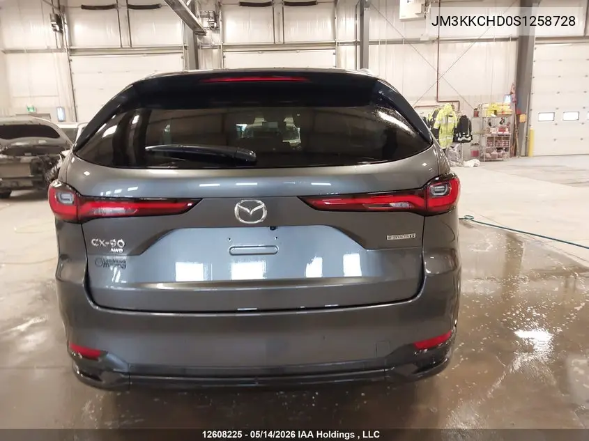 2025 Mazda Cx-90 Premium Sport VIN: JM3KKCHD0S1258728 Lot: 12608225