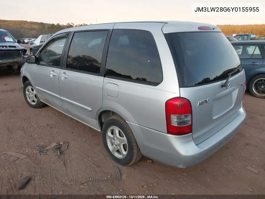 JM3LW28G6Y0155955 2000 Mazda Mpv Dx/Es/Lx