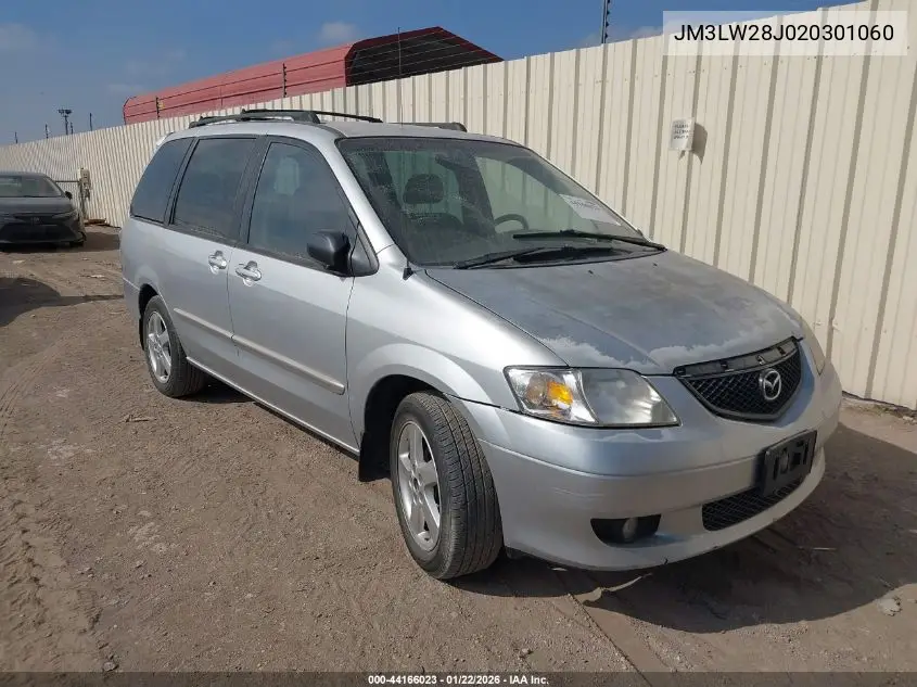 2002 Mazda Mpv VIN: JM3LW28J020301060 Lot: 44166023