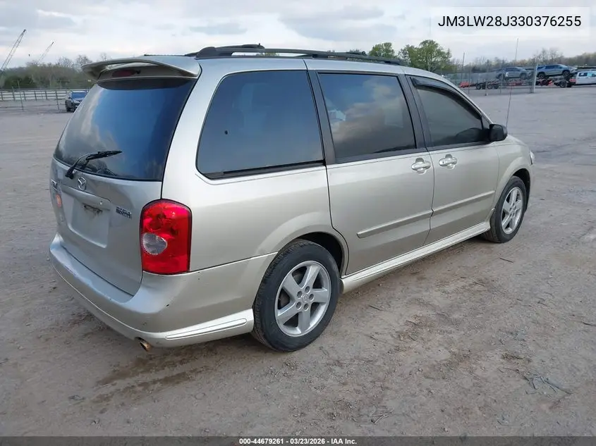 2003 Mazda Mpv Es/Lx/Lx-Sv VIN: JM3LW28J330376255 Lot: 44679261