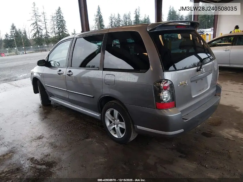 JM3LW28J240508035 2004 Mazda Mpv Lx