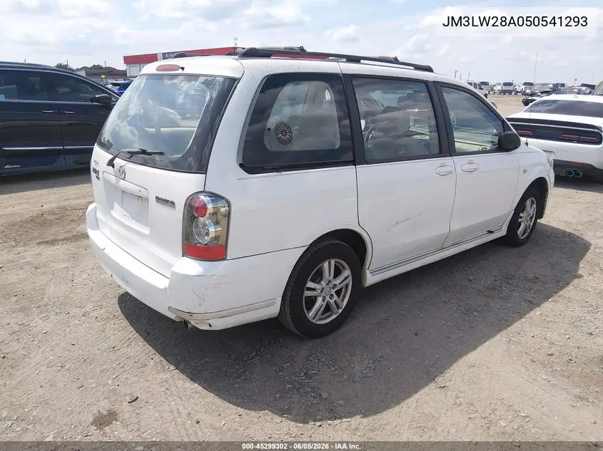 2005 Mazda Mpv Lx VIN: JM3LW28A050541293 Lot: 45299302