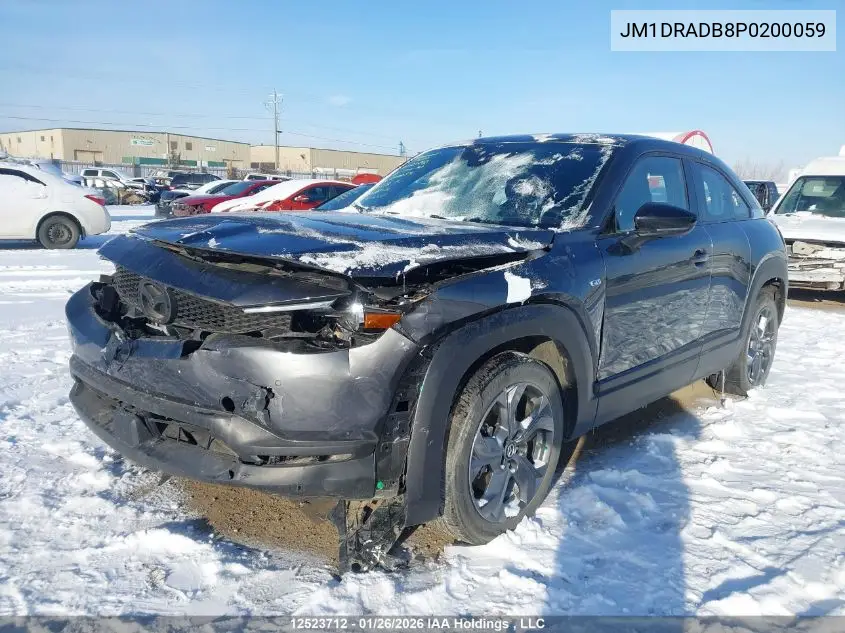 JM1DRADB8P0200059 2023 Mazda Mx-30 Ev Gt