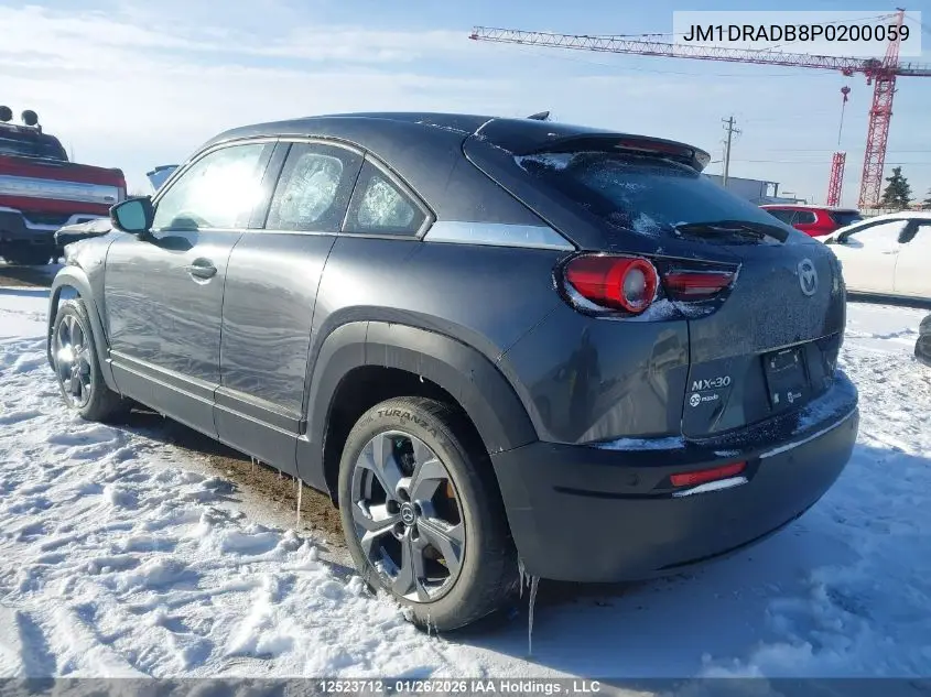 JM1DRADB8P0200059 2023 Mazda Mx-30 Ev Gt