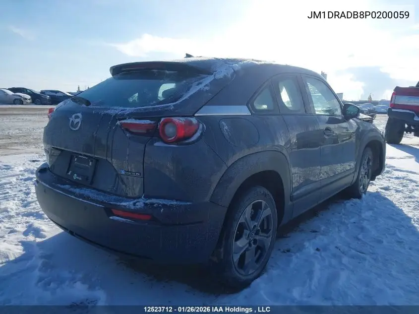 JM1DRADB8P0200059 2023 Mazda Mx-30 Ev Gt