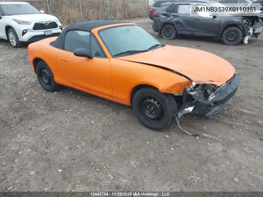 JM1NB3539X0110351 1999 Mazda Mx-5 Miata 10Th Anniversary Package