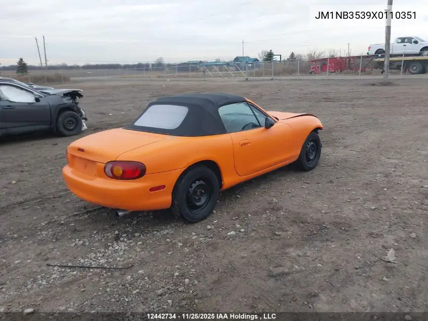JM1NB3539X0110351 1999 Mazda Mx-5 Miata 10Th Anniversary Package