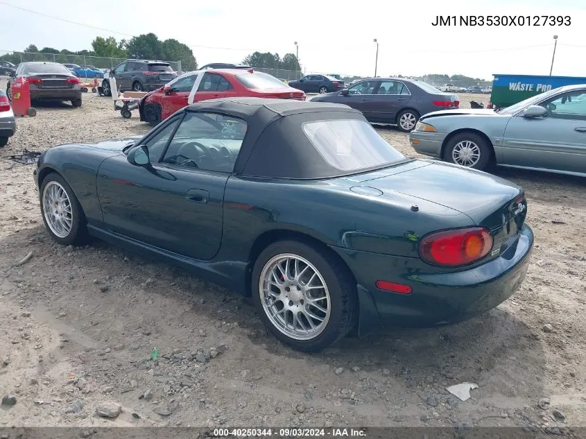 1999 Mazda Mx-5 Miata Leather Pkg/Popular Equipment Pkg/Sports Pkg/Touring Pkg VIN: JM1NB3530X0127393 Lot: 40250344