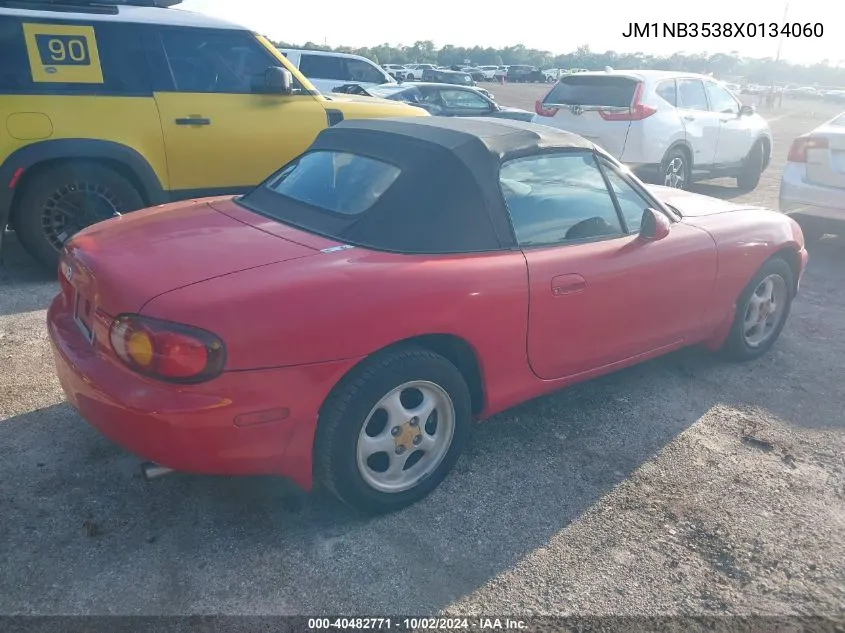 1999 Mazda Mx-5 Miata Leather Pkg/Popular Equipment Pkg/Sports Pkg/Touring Pkg VIN: JM1NB3538X0134060 Lot: 40482771