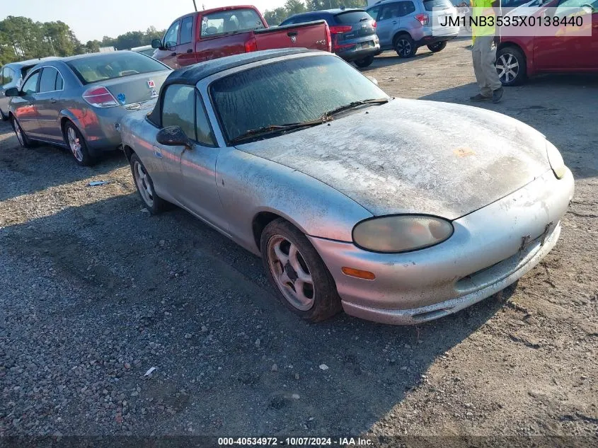 1999 Mazda Mx-5 Miata Leather Pkg/Popular Equipment Pkg/Sports Pkg/Touring Pkg VIN: JM1NB3535X0138440 Lot: 40534972