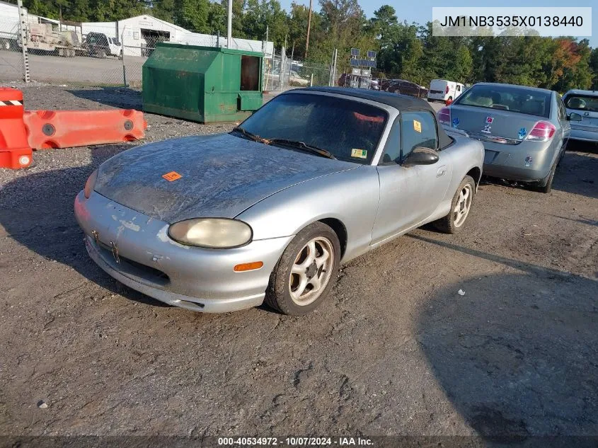 1999 Mazda Mx-5 Miata Leather Pkg/Popular Equipment Pkg/Sports Pkg/Touring Pkg VIN: JM1NB3535X0138440 Lot: 40534972