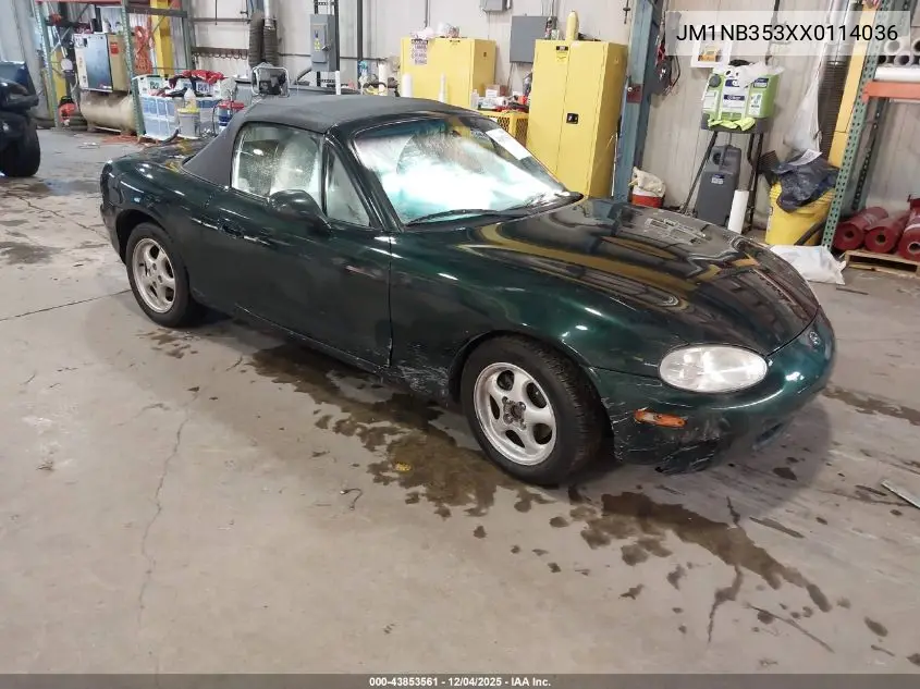 JM1NB353XX0114036 1999 Mazda Mx-5 Miata Leather Pkg/Popular Equipment Pkg/Sports Pkg/Touring Pkg