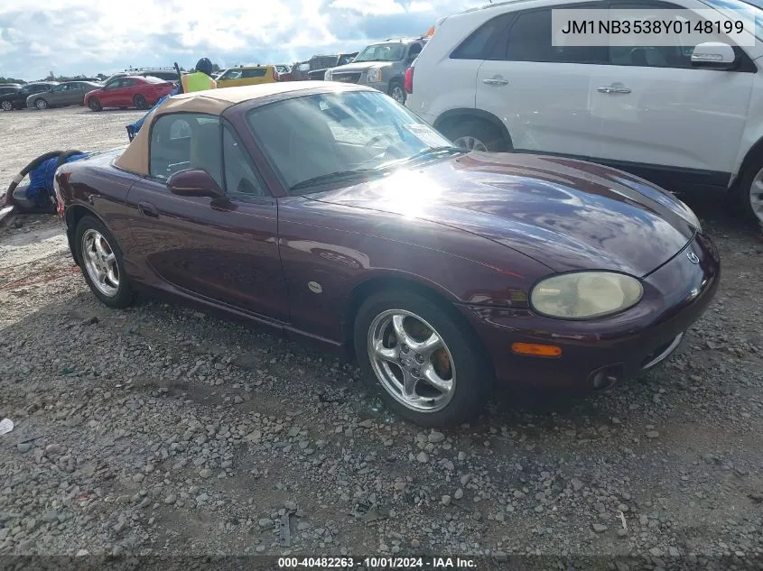 JM1NB3538Y0148199 2000 Mazda Mx-5 Miata Ls/Special Edition