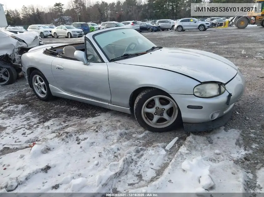 JM1NB3536Y0142871 2000 Mazda Mx-5 Miata Ls/Special Edition