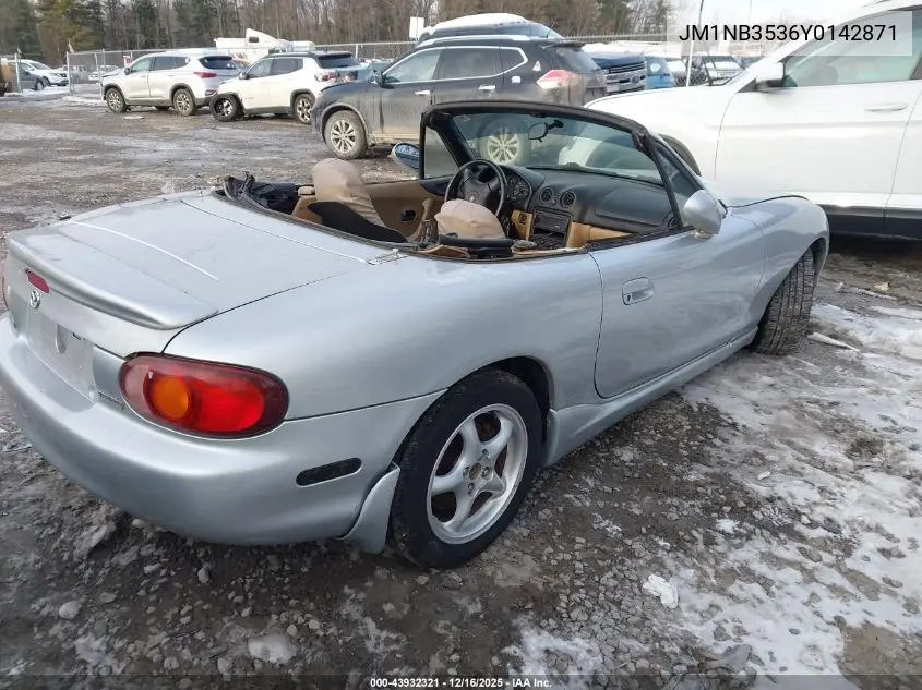 JM1NB3536Y0142871 2000 Mazda Mx-5 Miata Ls/Special Edition