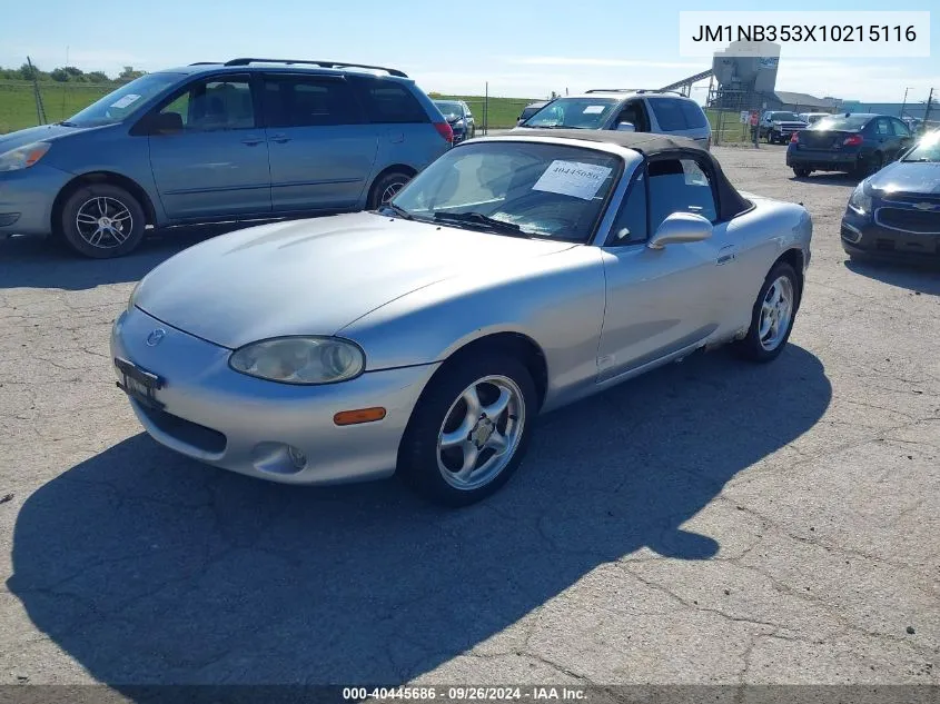 2001 Mazda Mx-5 Miata Ls/Special Edition VIN: JM1NB353X10215116 Lot: 40445686